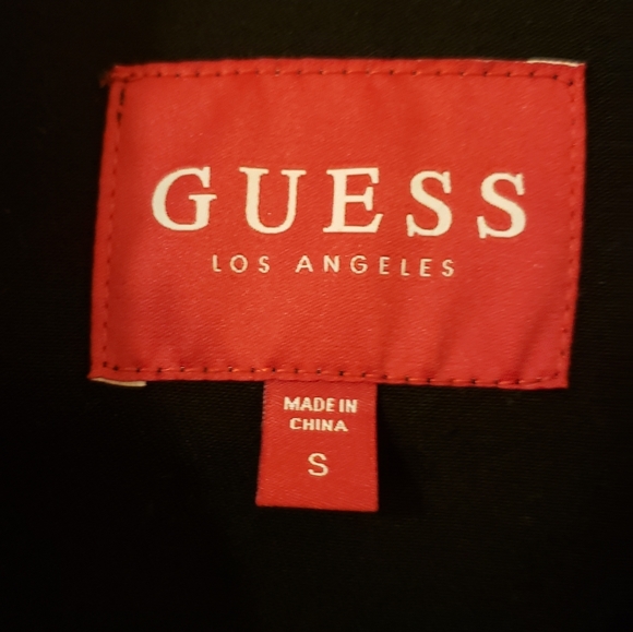 GUESS Women's Jean Jacket in Black - Picture 2 of 2